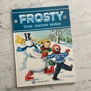 Vintage 1979 Frosty the Snowman Golden Book